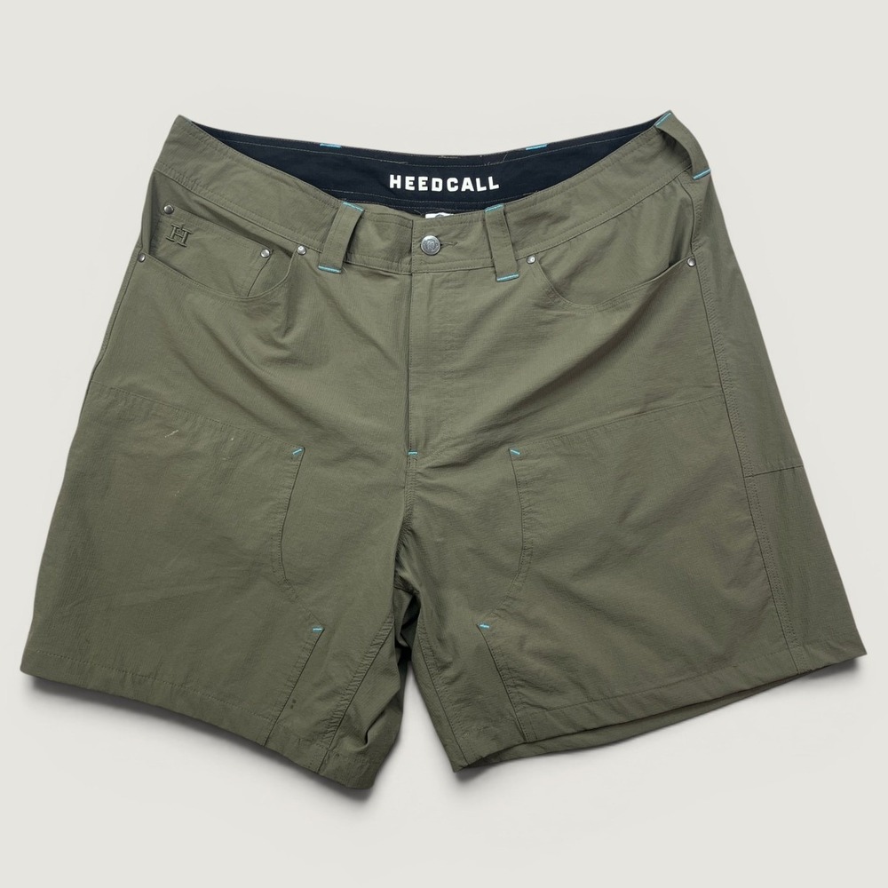 Howler Bros Heed Call Mens 40 Shorts Green Nylon Spandex Tech Outdoor Hiking